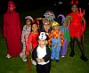 The kids at Halloween